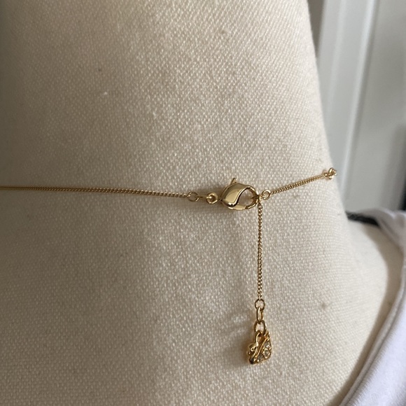 Swarovski Teardrop Gold Necklace - Picture 3 of 8